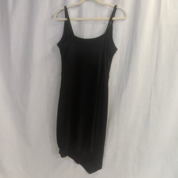 NWT 41 HAWTHORN Fraidy Knit Surplice Dress Black Summer Size Large - Picture 2 of 15